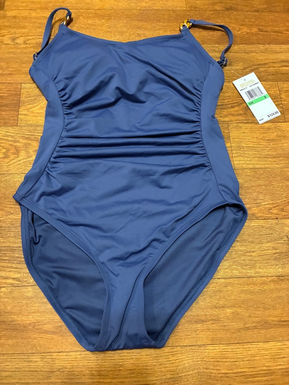 Michael Kors Classic One-Piece Swimsuit Size 8 NWT
